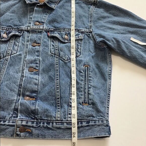 Levi’s Vintage 70-80 Blue Trucker Style Denim Jean Jacket Good Condition Size S - Picture 12 of 16